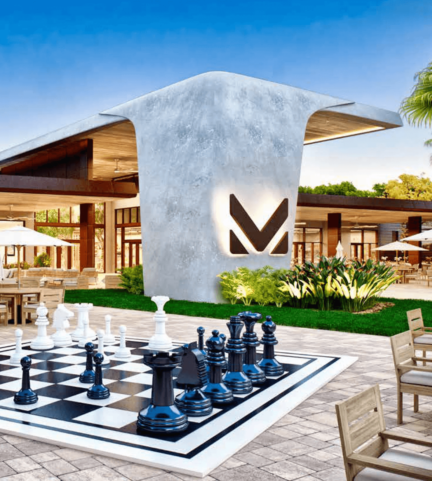 MAGIC VILLAGE BY PININFARINA view